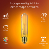 Philips LED lamp E27 | Buis T32 | Filament | Goud | 1800K | Dimbaar | 3.1W (25W) LPH04108 - 2