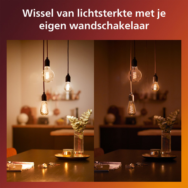 Philips LED lamp E27 | Edison ST64 | Filament | 2700K | SceneSwitch | 7W (50W) LPH03888 - 4