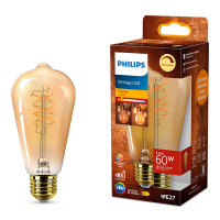 Philips LED lamp E27 | Edison ST64 | Filament | Goud | 2200K | Dimbaar | 7.3W (60W) LPH04106