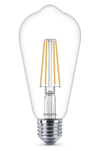 Philips LED lamp E27 | Edison ST64 | Helder | 2700K | 7W (60W)  LPH00662