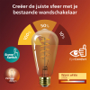 Philips LED lamp E27 | Edison ST64 | SceneSwitch | Amber | Filament | 2700K | 7W (50W)  LPH03888 - 2