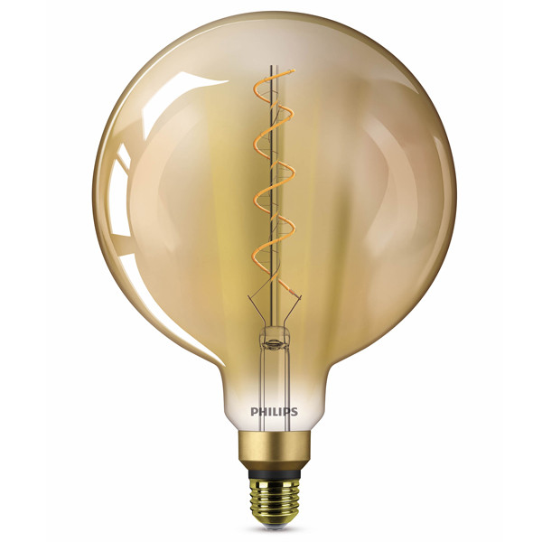 Philips LED lamp E27 | Globe G200 | Vintage | Goud | 1800K | 4.5W (28W)  LPH02645 - 1