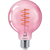 Philips LED lamp E27 | Globe G93 | Filament | Roze | 1800K | Dimbaar | 4.5W (25W)  LPH02250