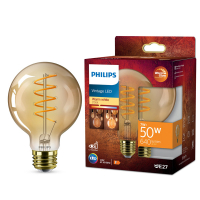 Philips LED lamp E27 | Globe G95 | WarmGlow | Amber | Filament | 2200-2700K | 7W (50W)  LPH03896