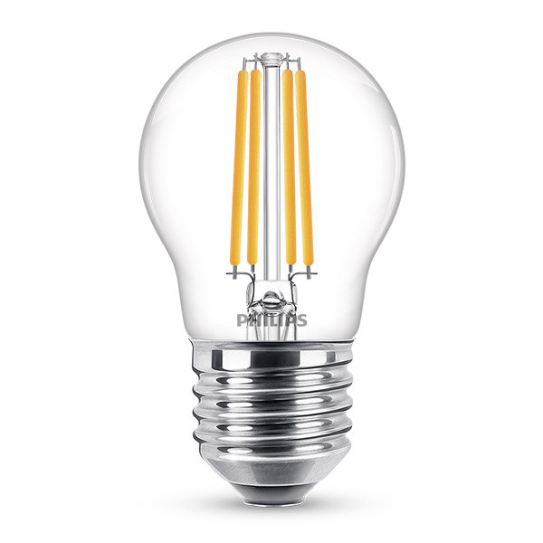 Philips LED lamp E27 | Kogel P45 | Filament | 2700K | 6.5W (60W) LPH01283 - 1