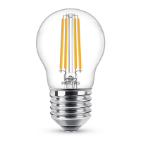 Philips LED lamp E27 | Kogel P45 | Filament | Helder | 2700K | 6.5W (60W)  LPH01283