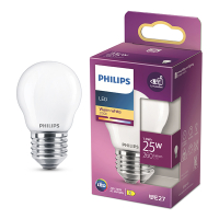 Philips LED lamp E27 | Kogel P45 | Mat | 2700K | 1.9W (25W) LPH04184