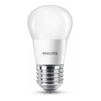 Philips LED lamp E27 | Kogel P45 | Mat | 2700K | 5.5W (40W) | 3 stuks  LPH02368