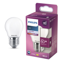 Philips LED lamp E27 | Kogel P45 | Mat | 4000K | 5.9W (60W) LPH04237