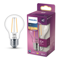 Philips LED lamp E27 | Peer A60 | Filament | 2700K | 1.1W (15W) LPH04153