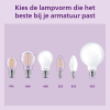 Philips LED lamp E27 | Peer A60 | Filament | 2700K | 7W (60W) | 6 stuks LPH04841 - 7