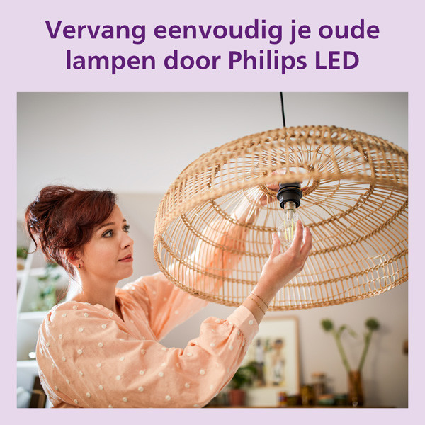 Philips LED lamp E27 | Peer A60 | Filament | 2700K | 7W (60W) 6 stuks LPH04841 - 3