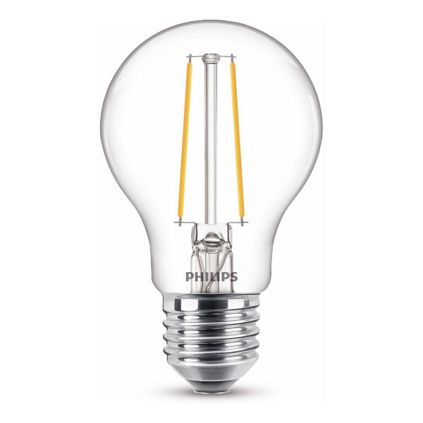Philips LED lamp E27 | Peer A60 | Filament | Helder | 2700K | 1.5W (15W)  LPH02330 - 1