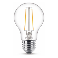 Philips LED lamp E27 | Peer A60 | Filament | Helder | 2700K | 1.5W (15W)  LPH02330