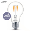 Philips LED lamp E27 | Peer A60 | Filament | Helder | 2700K | 3.4W (40W) LPH04212 - 2