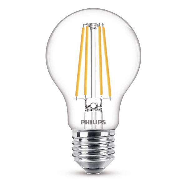 Philips LED lamp E27 | Peer A60 | Filament | Helder | 2700K | 8.5W (75W)  LPH02338 - 1