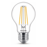 Philips LED lamp E27 | Peer A60 | Filament | Helder | 2700K | 8.5W (75W)  LPH02338