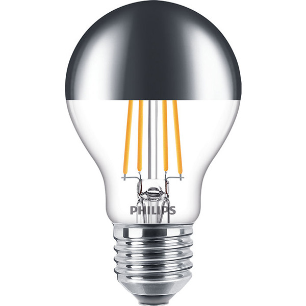 Philips LED lamp E27 | Peer A60 | Kopspiegel | Zilver | 2700K | Dimbaar | 7.2W (50W)  LPH00489 - 1