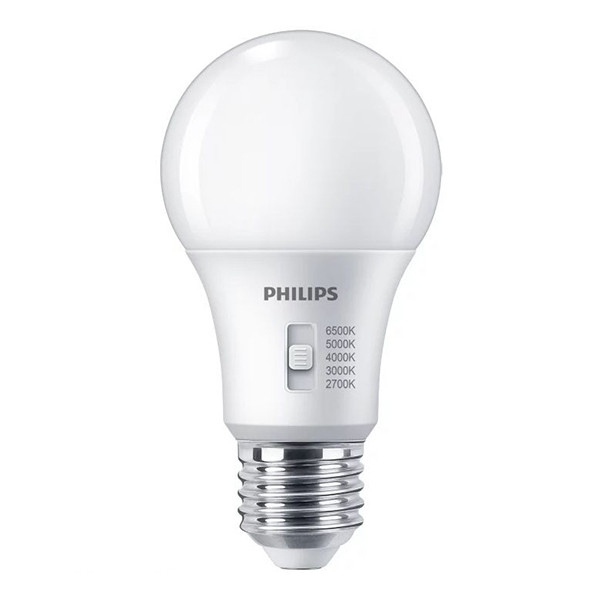 Philips LED lamp E27 | Peer A60 | Mat | 2700-3000-4000-5000-6500K | Dimbaar | 8W (60W) LPH04918 - 1