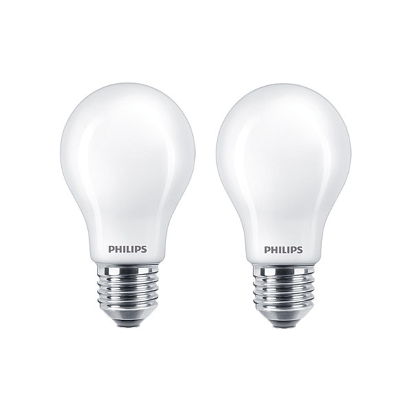 Philips LED lamp E27 | Peer A60 | Mat | 2700K | 10.5W (100W) | 2 stuks  LPH01323 - 1