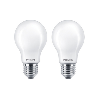 Philips LED lamp E27 | Peer A60 | Mat | 2700K | 10.5W (100W) | 2 stuks  LPH01323