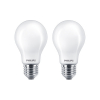 Philips LED lamp E27 | Peer A60 | Mat | 2700K | 10.5W (100W) | 2 stuks LPH01323 - 1