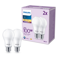 Philips LED lamp E27 | Peer A60 | Mat | 2700K | 13W (100W) | 2 stuks  LPH03016
