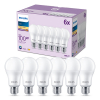 Philips LED lamp E27 | Peer A60 | Mat | 2700K | 13W (100W) | 6 stuks LPH03018 - 1