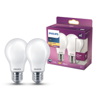 Philips LED lamp E27 | Peer A60 | Mat | 2700K | 5.9W (60W) | 2 stuks LPH04244