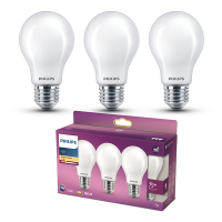 Philips LED lamp E27 | Peer A60 | Mat | 2700K | 7.8W (75W) | 3 stuks LPH04263