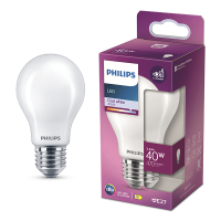 Philips LED lamp E27 | Peer A60 | Mat | 4000K | 3.4W (40W) LPH04219