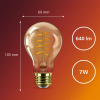 Philips LED lamp E27 | Peer A60 | SceneSwitch | Amber | Filament | 2700K | 7W (50W)  LPH03886 - 3