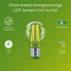 Philips LED lamp E27 | Peer A60 | Ultra Efficient | Filament | Helder | 4000K | 5.2W (75W) LPH04094 - 2