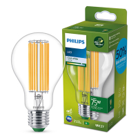 Philips LED lamp E27 | Peer A67 | Ultra Efficient |  Filament | 4000K | 5.2W (75W)  LPH02885