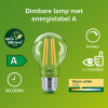 Philips LED lamp E27 | UltraEfficient | Peer A60 | Filament | 2700K | Dimbaar | 4W (60W) LPH03812 - 2