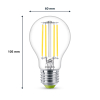 Philips LED lamp E27 | UltraEfficient | Peer A60 | Filament | 4000K | 2.3W (40W) LPH02571 - 2