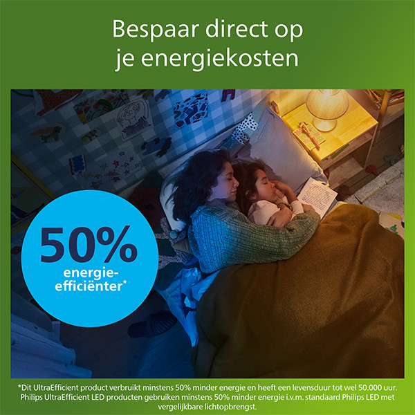 Philips LED lamp E27 | UltraEfficient | Peer A60 | Filament | 4000K | 5.2W (75W) LPH04094 - 4