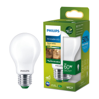 Philips LED lamp E27 | UltraEfficient | Peer A60 | Mat | 2700K | Dimbaar | 4W (60W) LPH03814