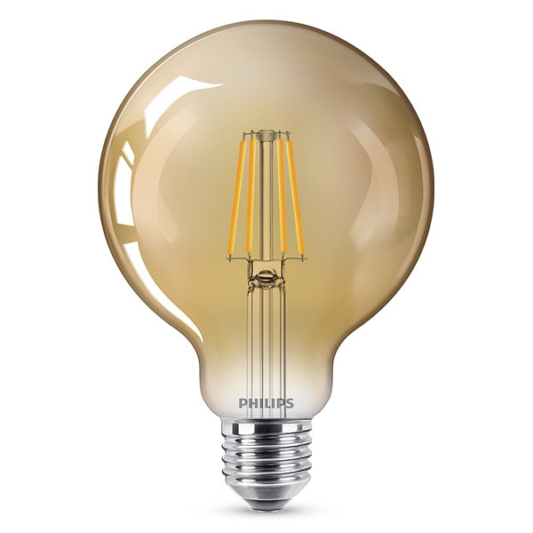 Philips LED lamp E27 | Vintage Globe G93 | Goud | 4W (35W)  LPH01295 - 1
