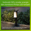 Philips Lantaarn | Ultra Efficient | Avendale | 2700K | IP44 | 4.3W | Zwart LPH05146 - 3