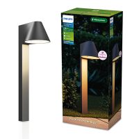 Philips Lantaarn | Ultra Efficient | Voltan | 2700K | IP44 | 4.3W | Zwart LPH05150