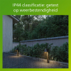 Philips Lantaarn | Ultra Efficient | Voltan | 2700K | IP44 | 4.3W | Zwart LPH05150 - 6