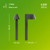 Philips Lantaarn | Ultra Efficient | Voltan | 2700K | IP44 | 4.3W | Zwart LPH05150 - 8