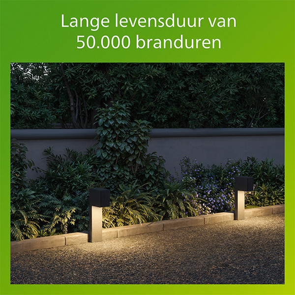 Philips Lantaarn | Ultra Efficient | Voro | 2700K | IP44 | 4.3W | Antraciet LPH05142 - 4
