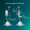 Philips Led inbouwspot | Rond | 2700K | Wit | Ø 68 mm | IP20 | 5W | 3 stuks LPH04081 - 4