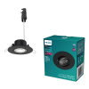 Philips Led inbouwspot | Rond | 2700K | Zwart | Ø 68 mm | IP20 | 5W LPH04078 - 1