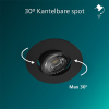 Philips Led inbouwspot | Rond | 2700K | Zwart | Ø 68 mm | IP20 | 5W LPH04078 - 7
