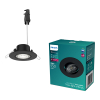 Philips Led inbouwspot | Rond | 4000K | Zwart | Ø 68 mm | IP20 | 5W LPH04082 - 1