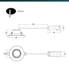 Philips Led inbouwspot | Rond | 4000K | Zwart | Ø 68 mm | IP20 | 5W LPH04082 - 3