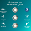 Philips Led inbouwspot | Rond | Nikkel | Ø 68 mm | GU10 fitting | IP20 | 3 stuks LPH04069 - 2